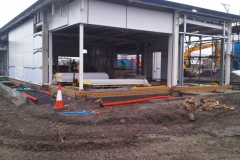 Wall Cladding at KFC, Holyhead, North Wales