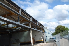 Steelwork at Peoples Ford