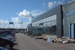 New Cladding to Showroom