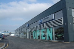 Kingspan Micro-Rib cladding at Peoples Ford, Liverpool