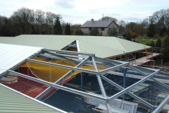Kingspan KS1000RW roof at Treborth Garden Centre, Treborth, Bangor, North Wales