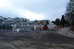 Kingspan Panels on site at Treborth Garden Centre, Bangor